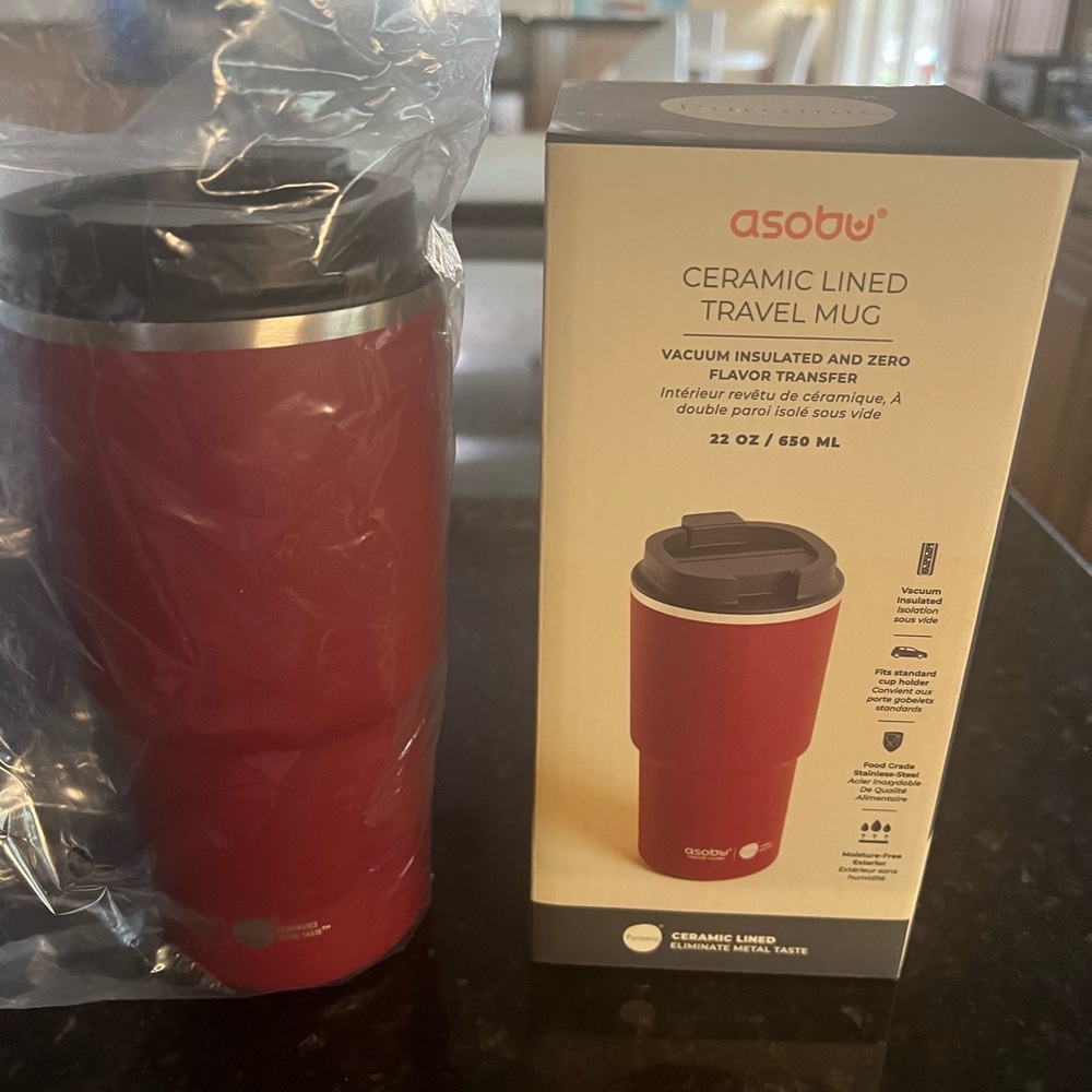 Puramic Asobu ceramic lined Travel Mug